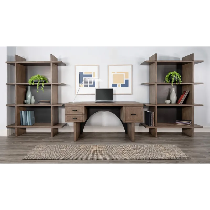Arch Desk Bookcase
