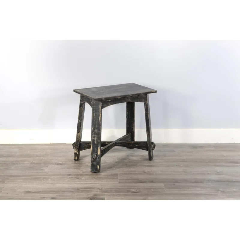 MARINA Black Sand Chair Side Table