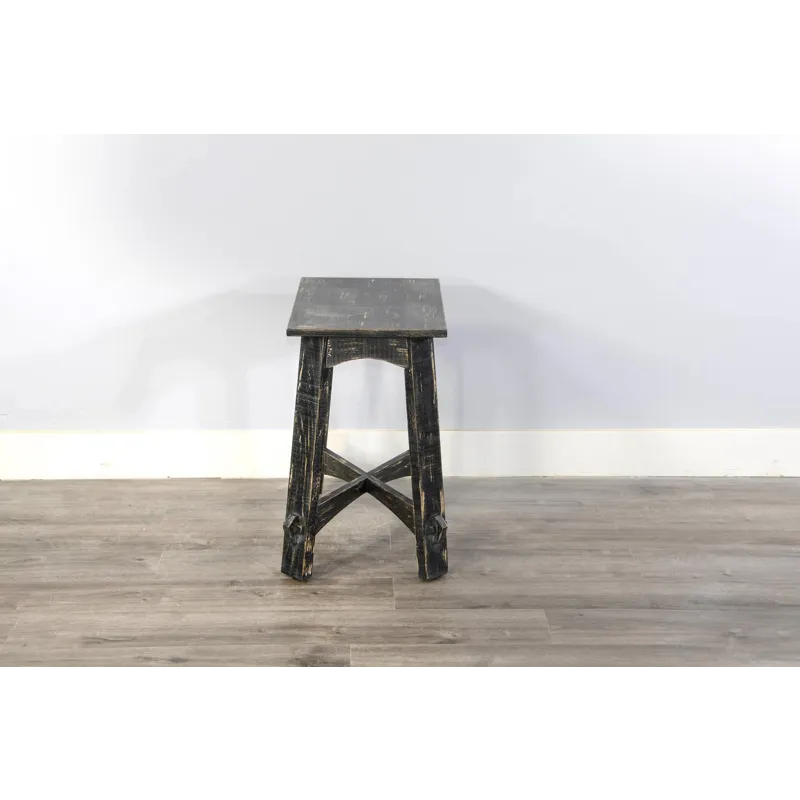 MARINA Black Sand Chair Side Table