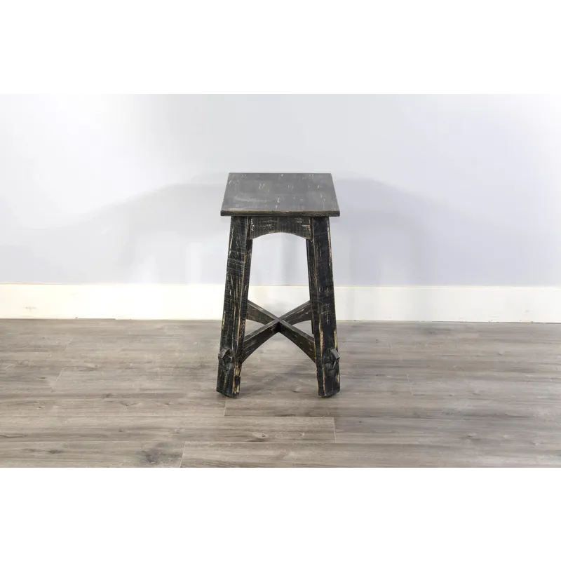 MARINA Black Sand Chair Side Table