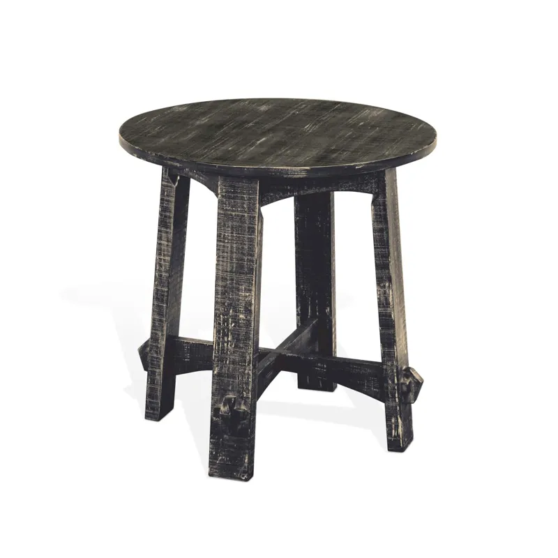 MARINA Black Sand End Table