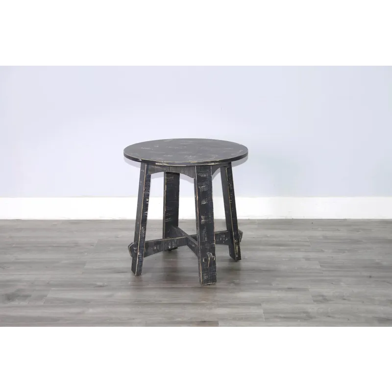 MARINA Black Sand End Table
