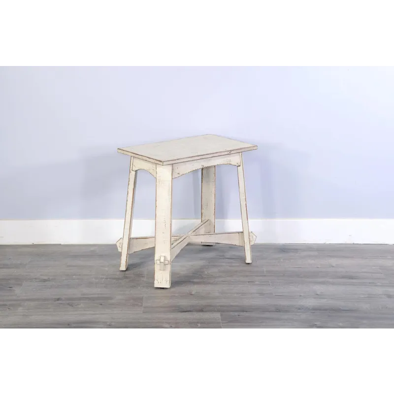 Marina White Sand  Chair Side Table
