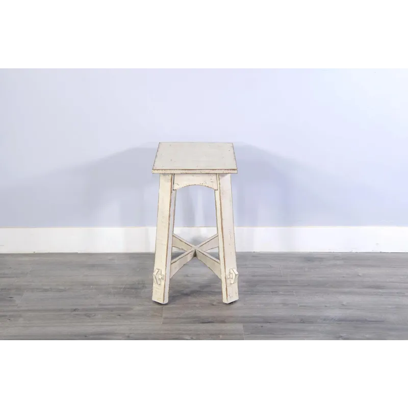 Marina White Sand  Chair Side Table