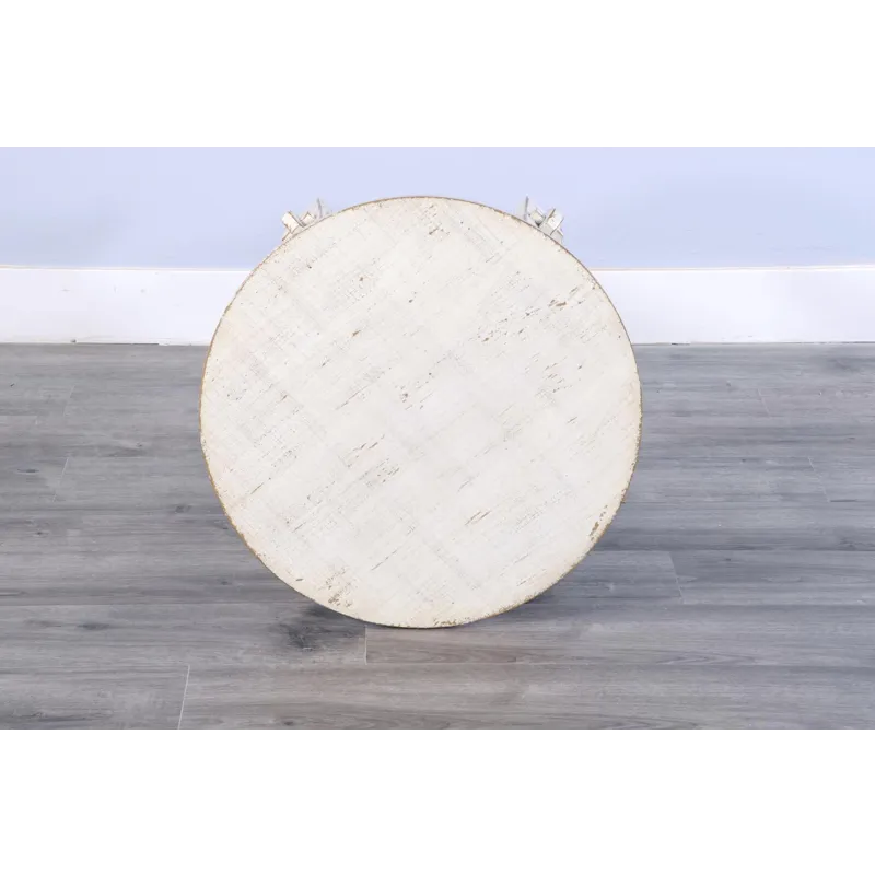 MARINA White Sand End Table