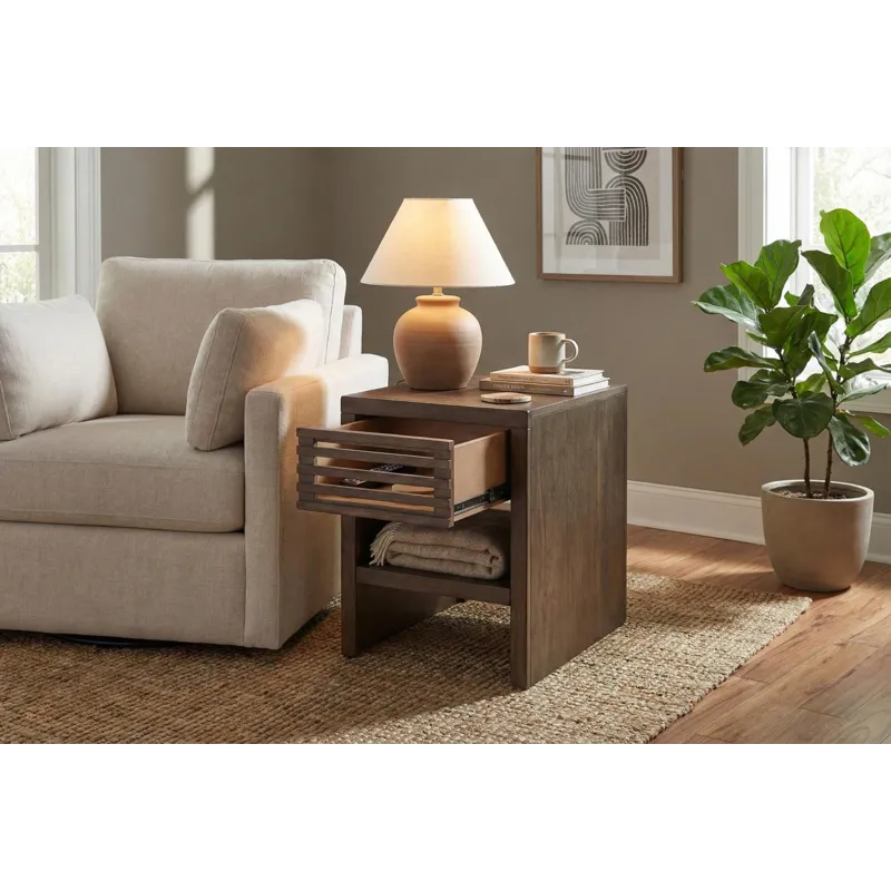 Chair Side Table w/ Drawer