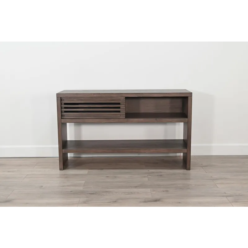 Sofa Table w/ Sliding Door