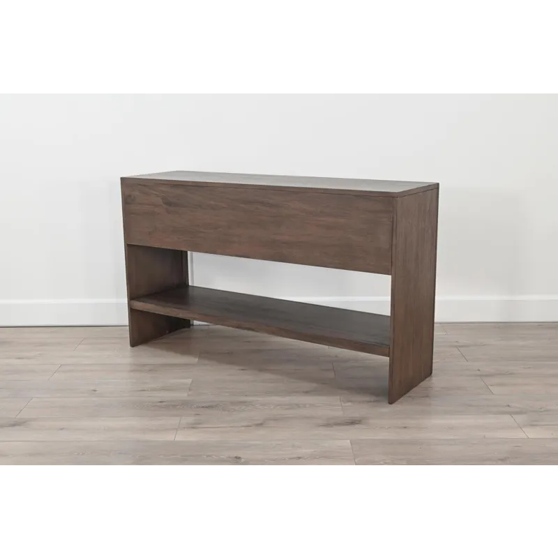 Sofa Table w/ Sliding Door
