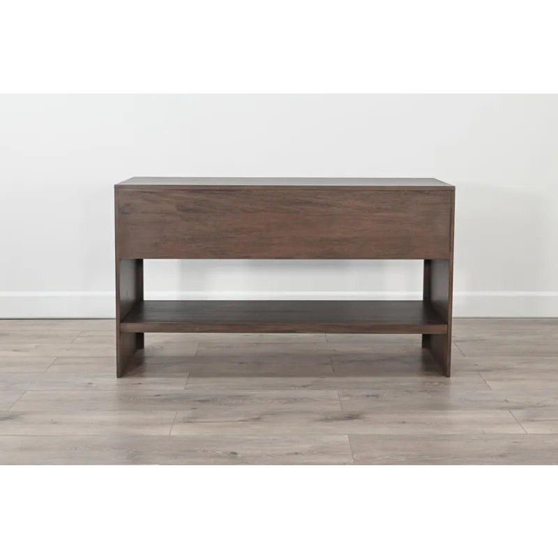 Sofa Table w/ Sliding Door
