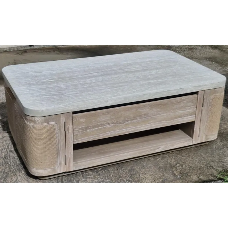 Rowan Storage Coffee Table on Casters