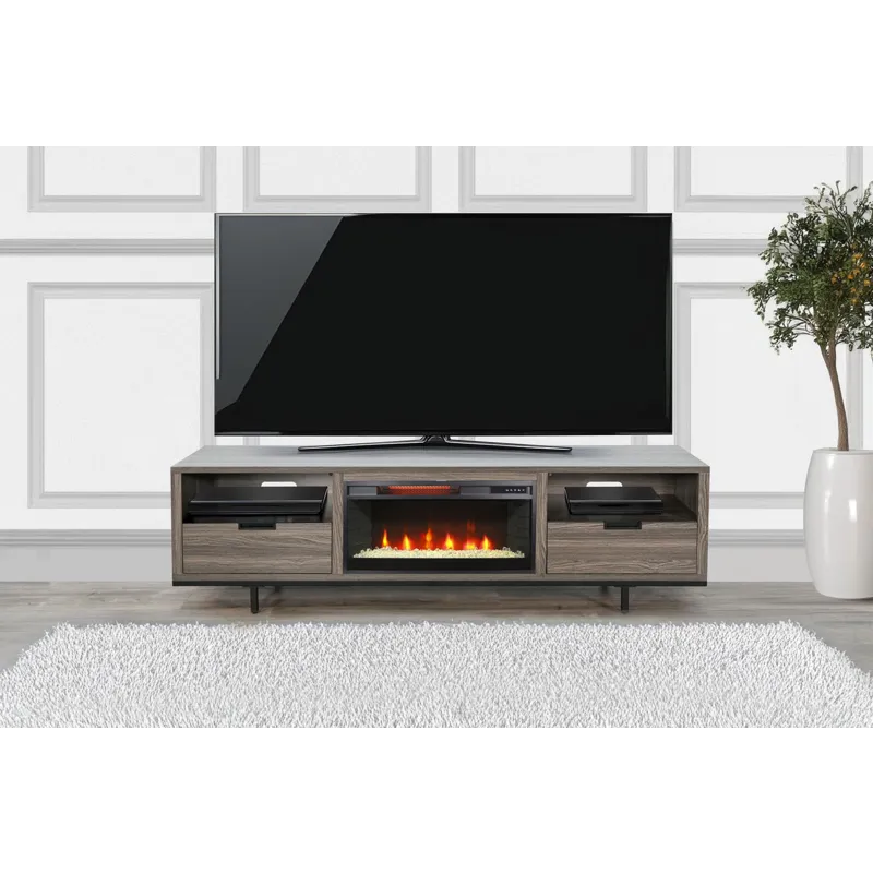 Sonoma Console w/Fireplace Insert Option