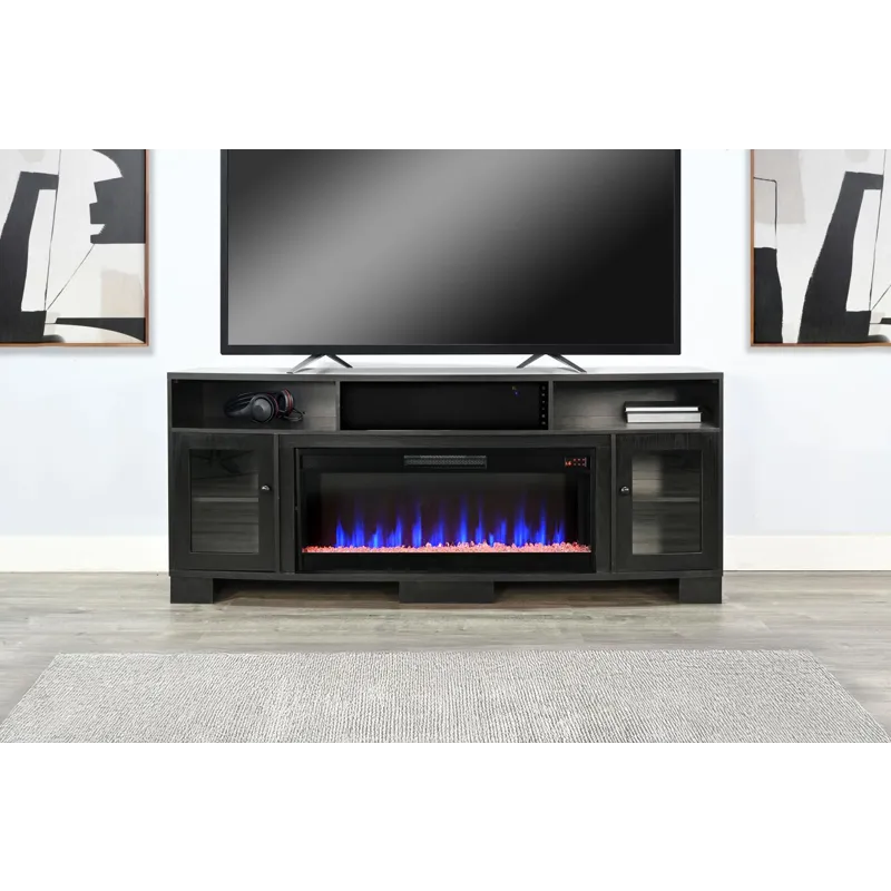 Idaho Console w/42" Fireplace Insert Option