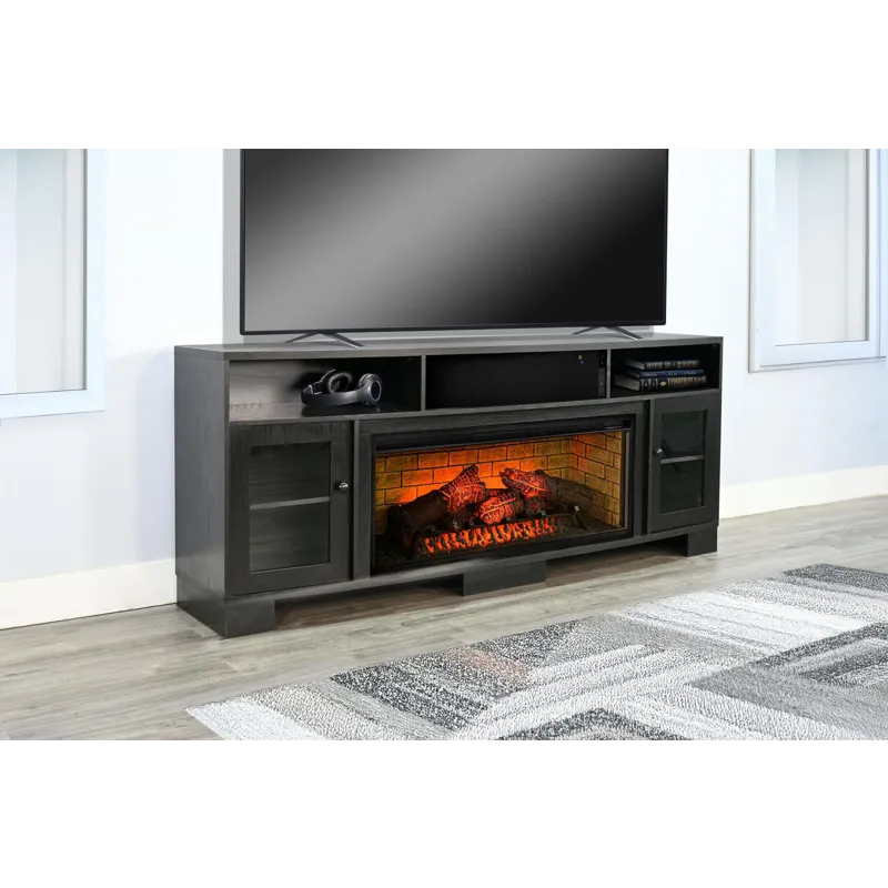 Idaho Console w/42" Fireplace Insert Option