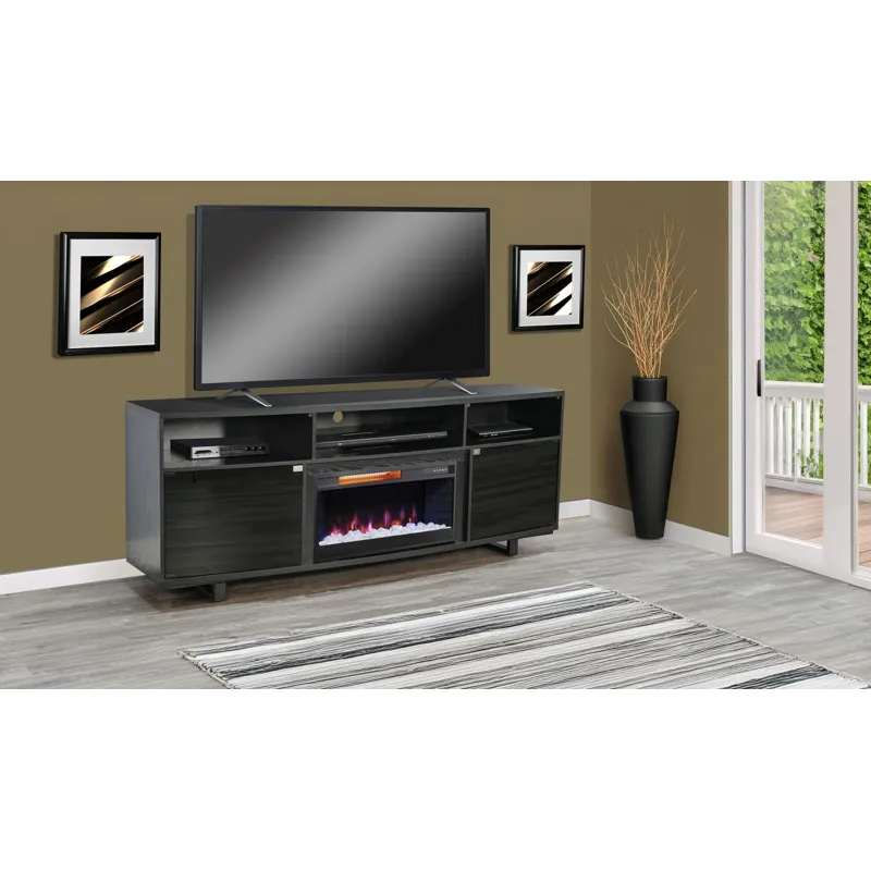 New York Console w/Fireplace Insert Option