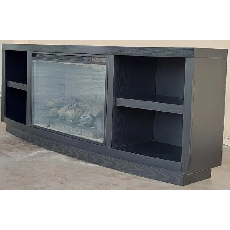 Circ Media Cabinet w/ Fireplace Insert Option