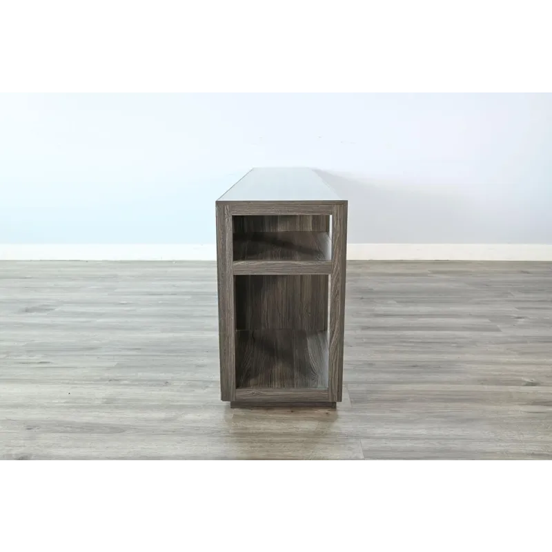 Jamie Melamine Console w/42" Fireplace Insert Option