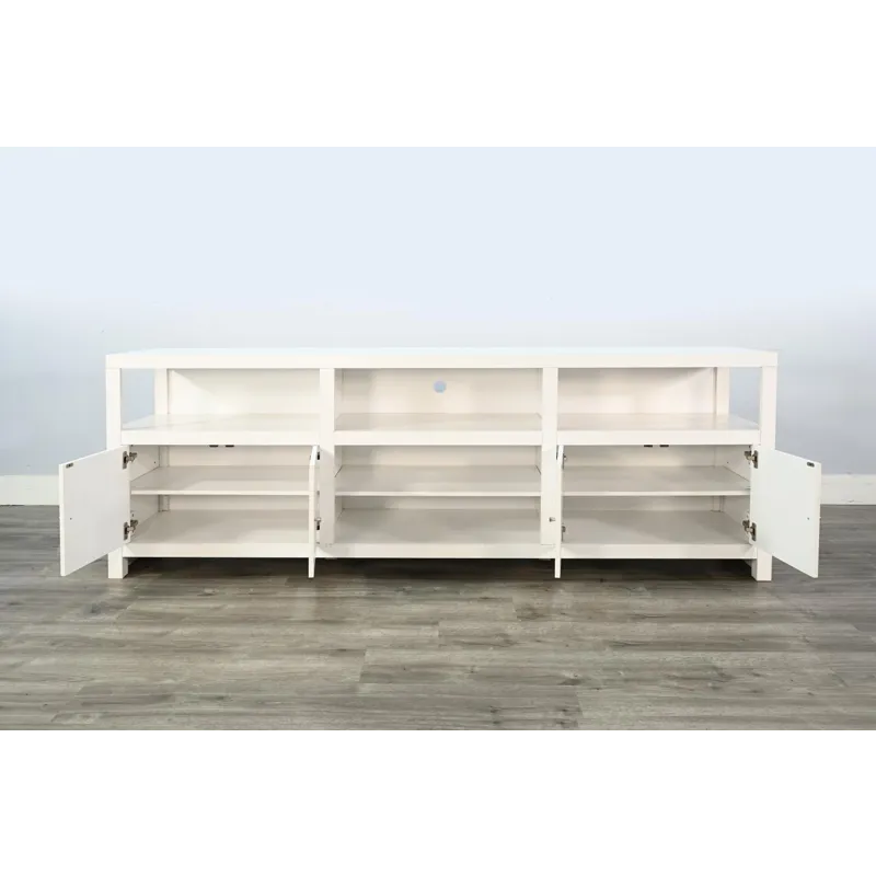 Aurora Jamie Melamine Console w/28" Fireplace Insert Option