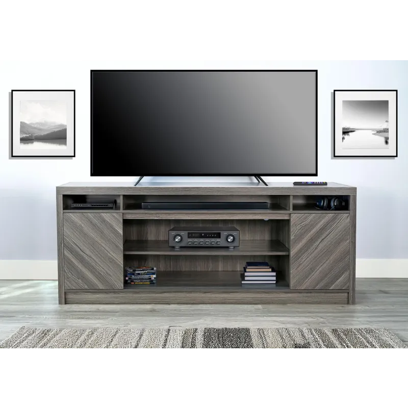 Tampa Melamin Console w/42" Fireplace Insert Option