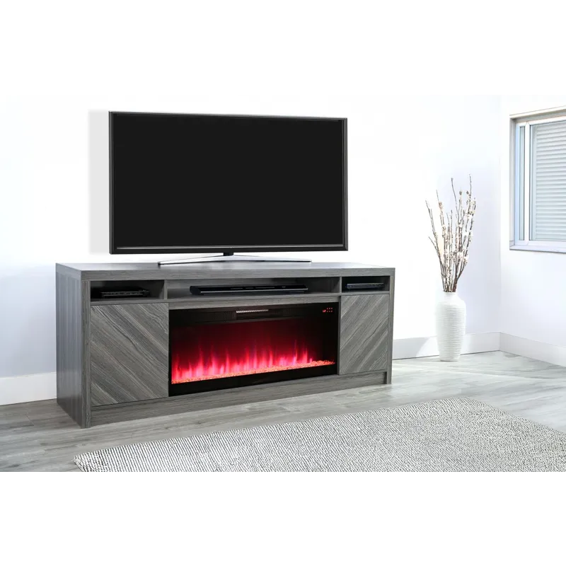 Tampa Melamin Console w/42" Fireplace Insert Option