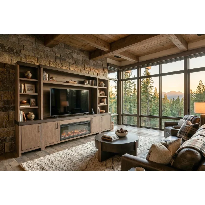 Boise Large Entertainment Wall