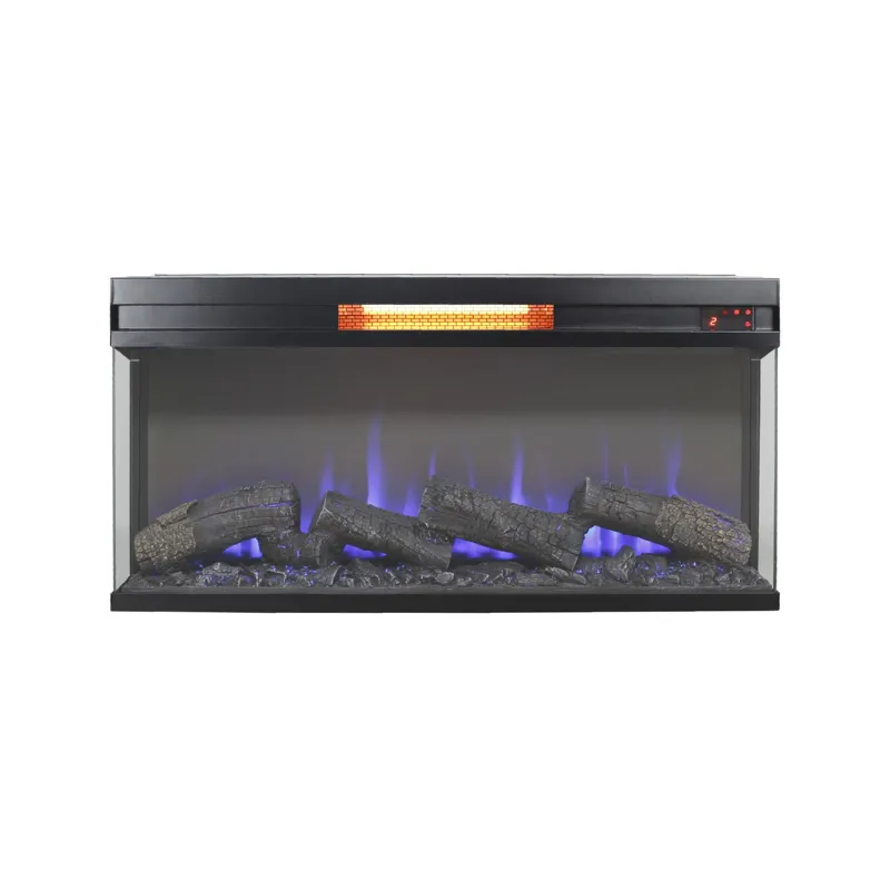 36" Panoramic Log Fireplace Insert