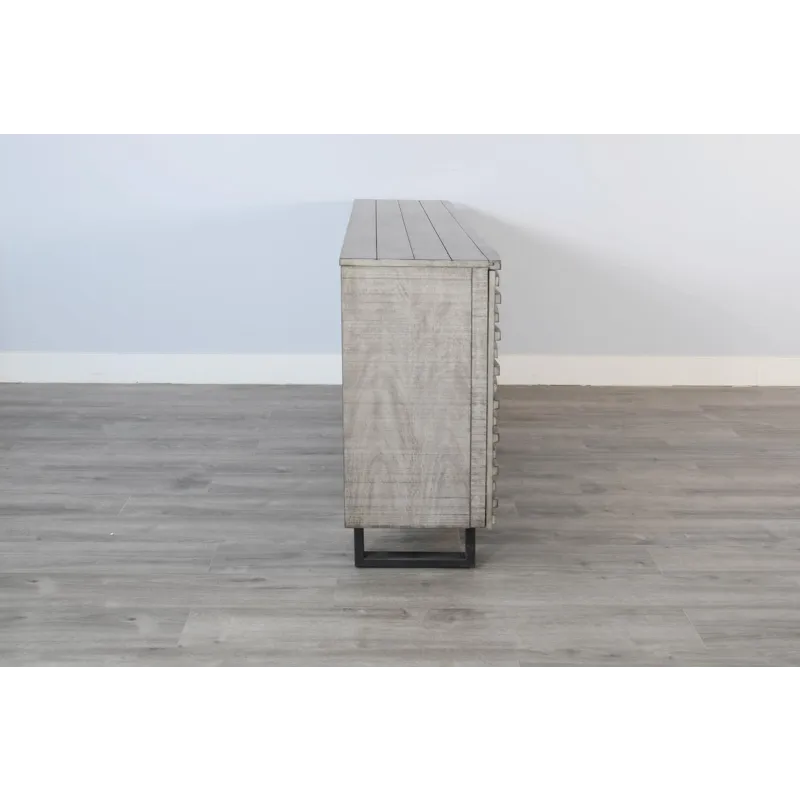 ALPINE GREY 72" Media Console / Server