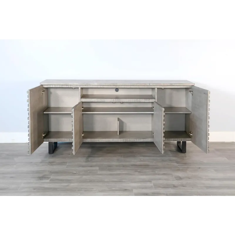 ALPINE GREY 72" Media Console / Server