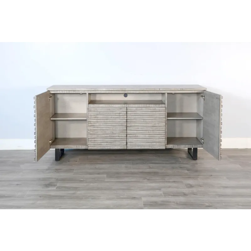 ALPINE GREY 72" Media Console / Server