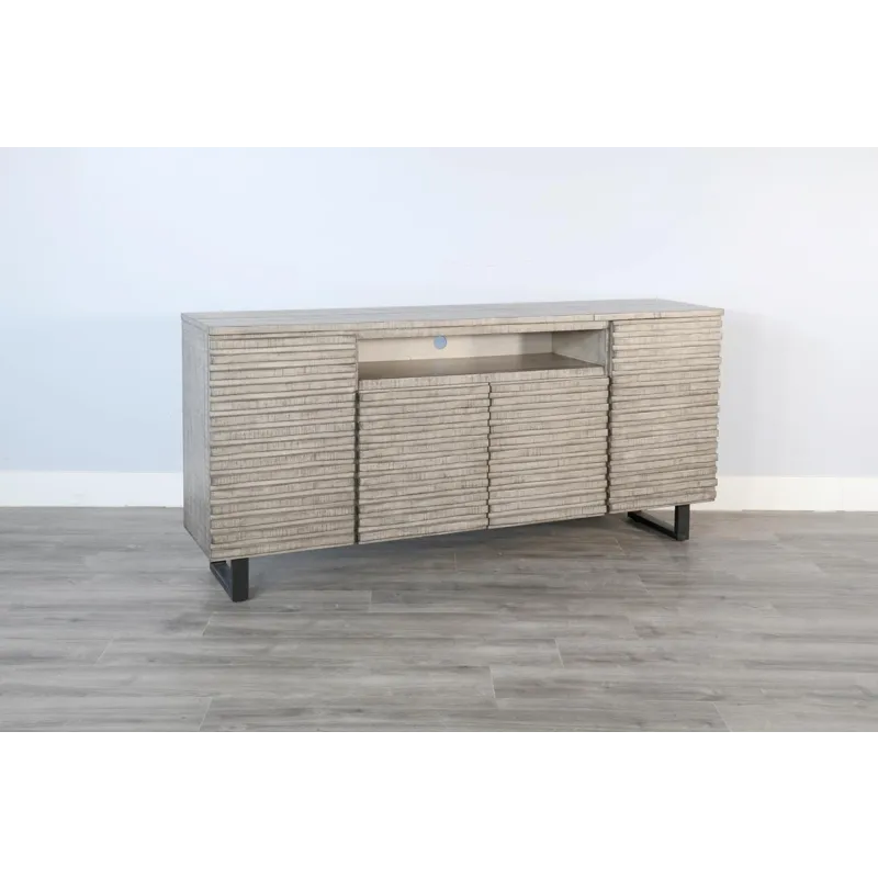 ALPINE GREY 72" Media Console / Server