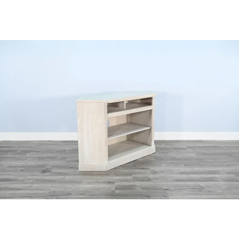 Corner Media Cabinet w/ 33" Fireplace Insert Option