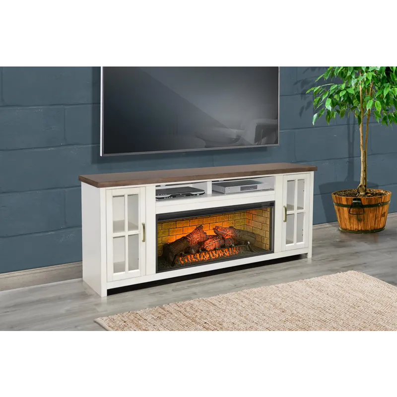 PASADENA Media Console w/ Fireplace Option