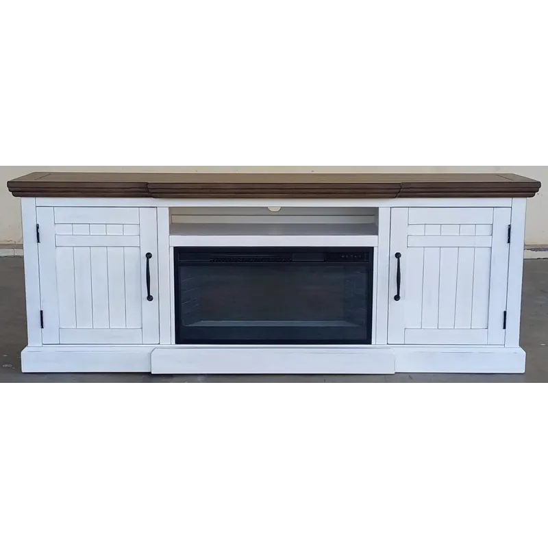 PASADENA TV Console w/ 28" Fireplace insert option