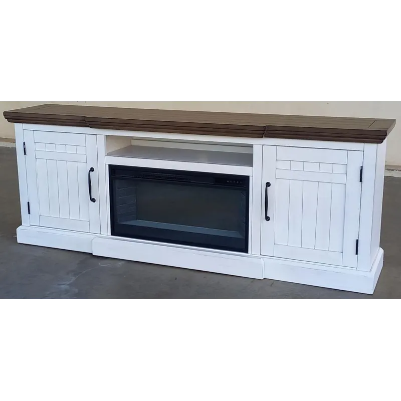 PASADENA TV Console w/ 28" Fireplace insert option