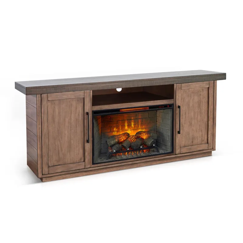 Boise Media Console w/ 33" Fireplace Option