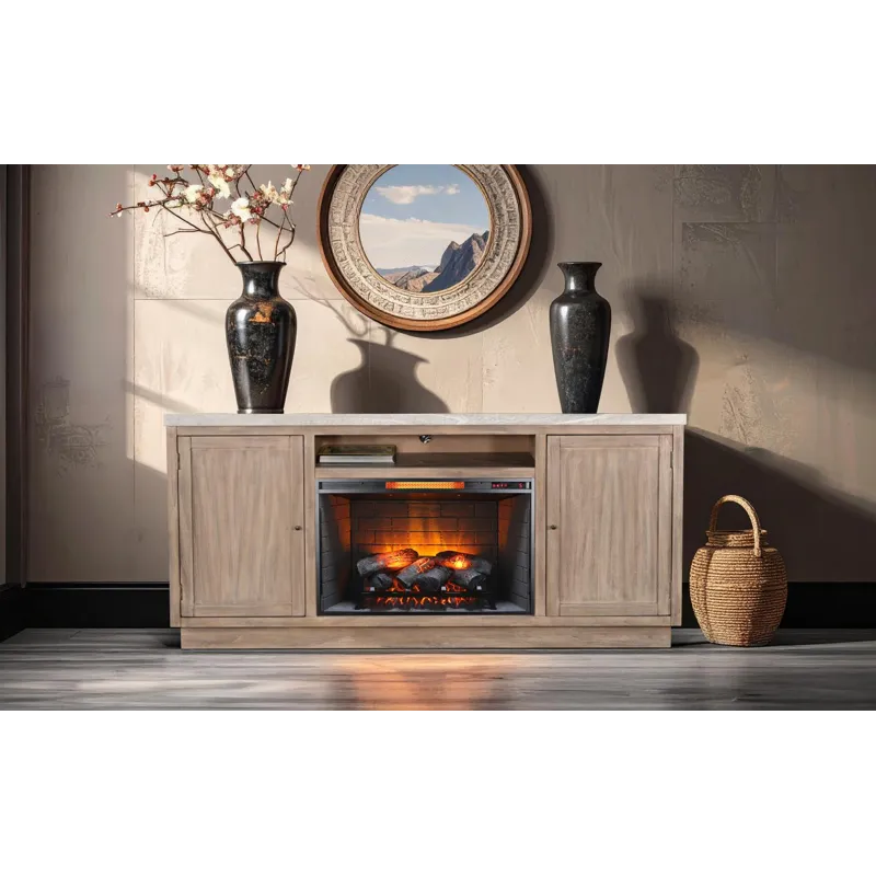 Rowan Media Console w/ 33" Fireplace Option