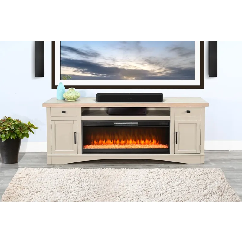 Media Cabinet w/ 42"Fireplace Option