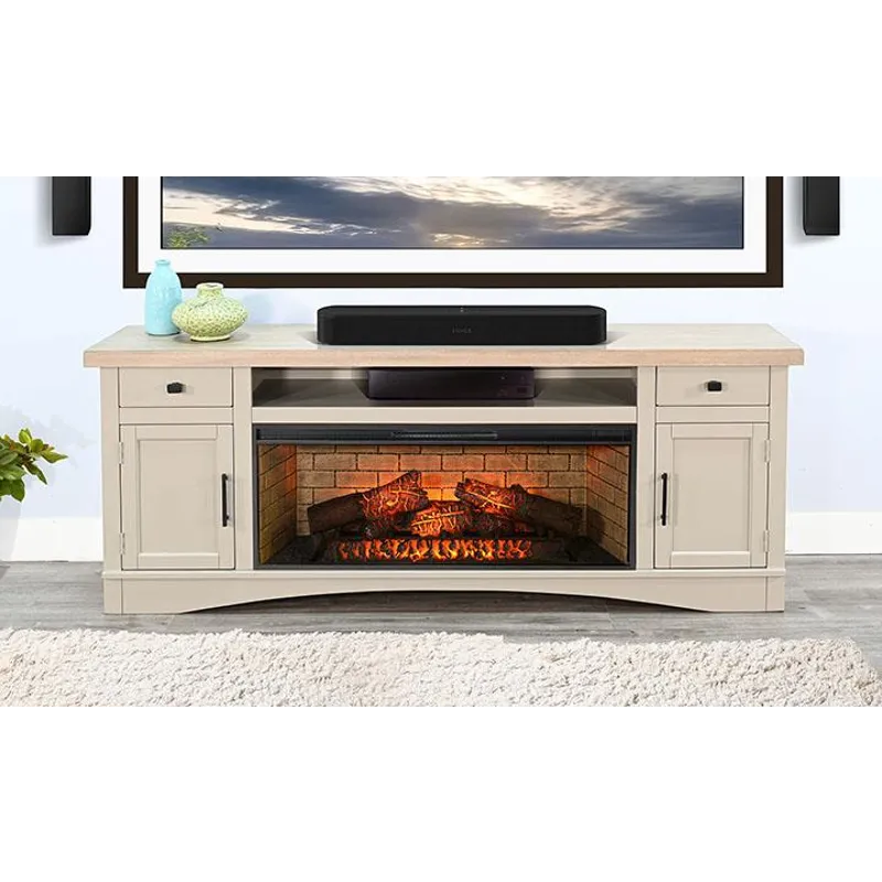 Media Cabinet w/ 42"Fireplace Option