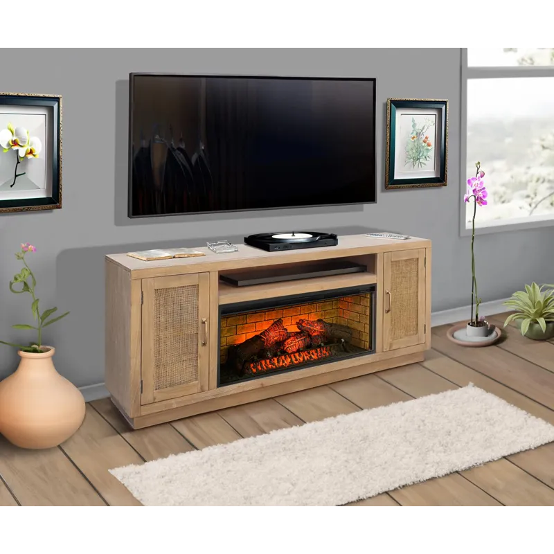 Media Console w/ 42" Fireplace Option
