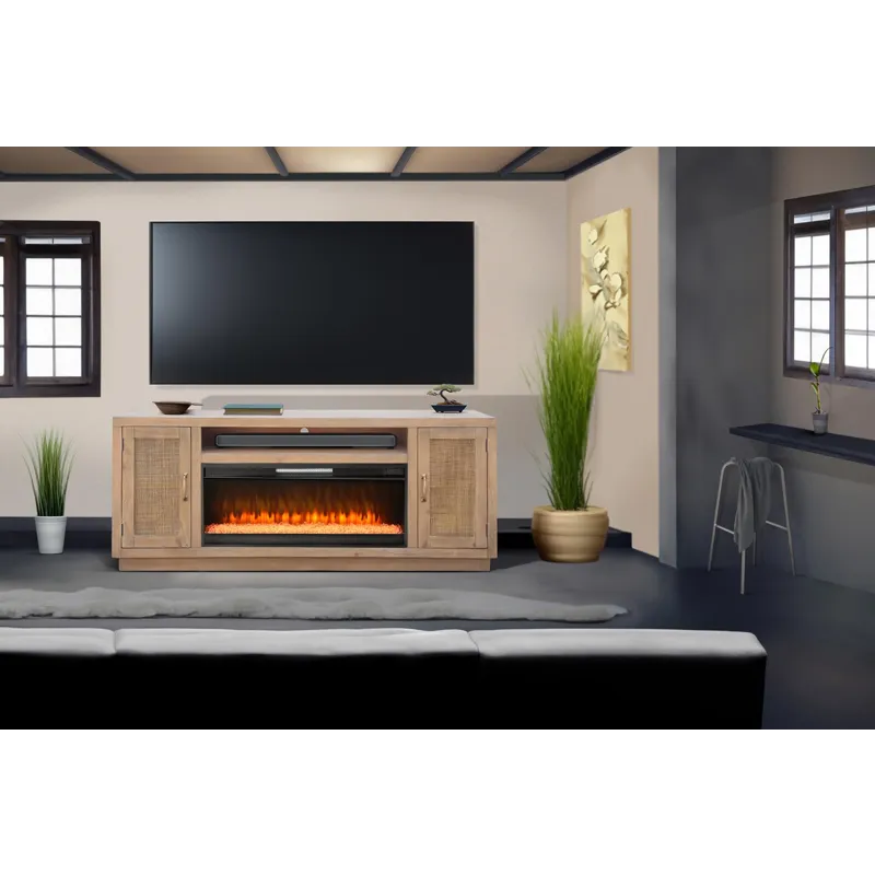 Media Console w/ 42" Fireplace Option