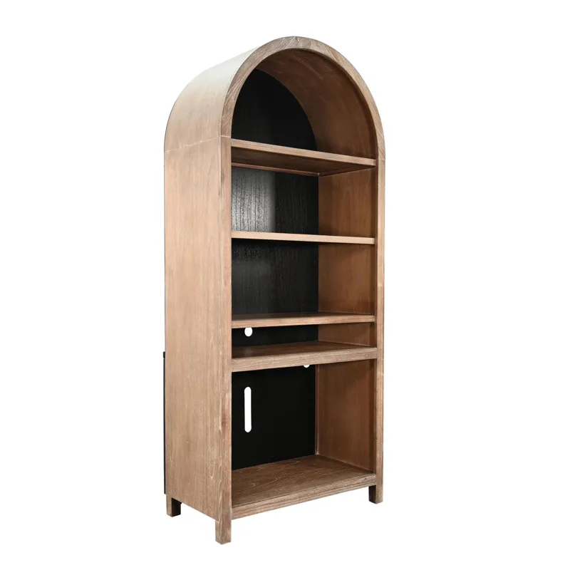 Chill Arch Bookcase w/ 33" Fireplace Option