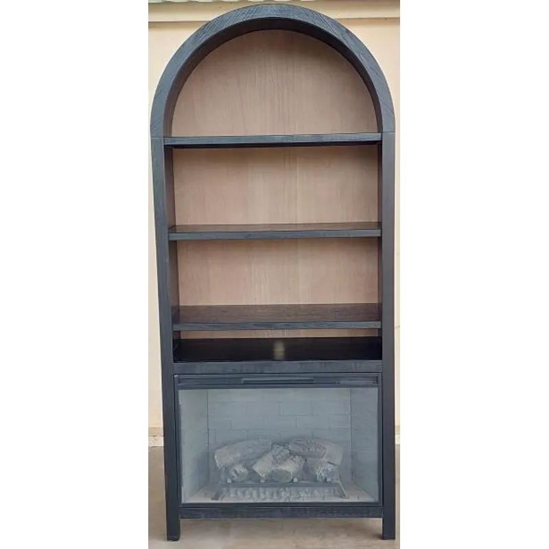 Chill Arch Bookcase w/ 33" Fireplace Option