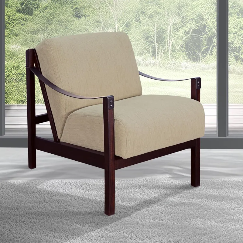 Homestead Chair w/ Wood Frame/Metal Arm