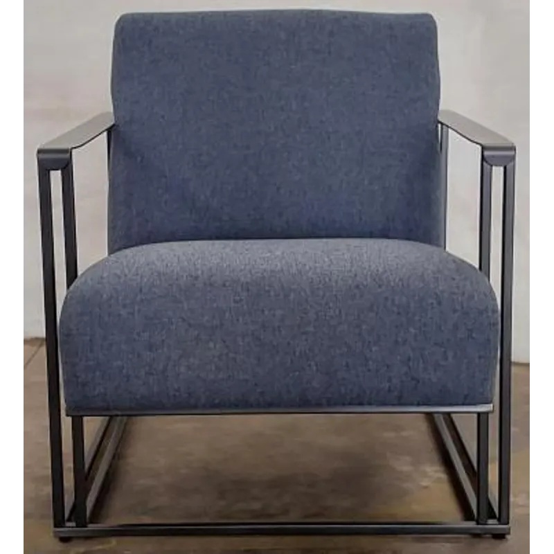 Melinda Metal Framed Accent Chair