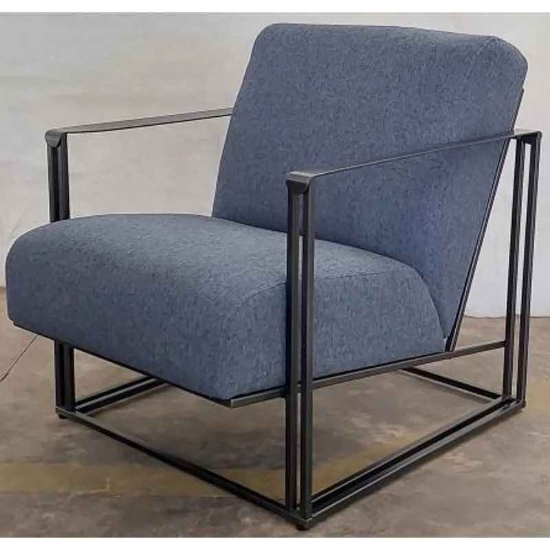 Melinda Metal Framed Accent Chair