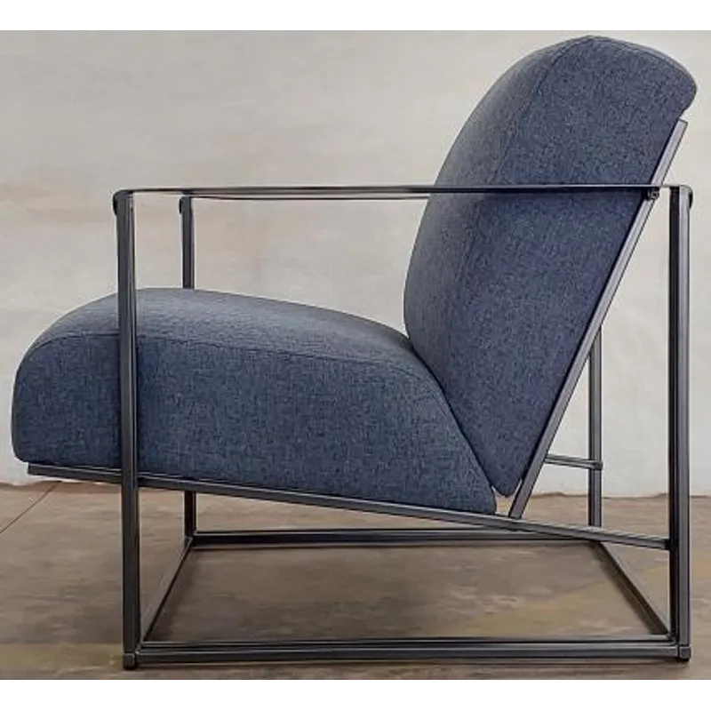 Melinda Metal Framed Accent Chair