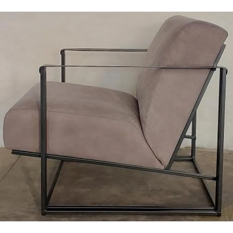 Melinda Metal Framed Accent Chair