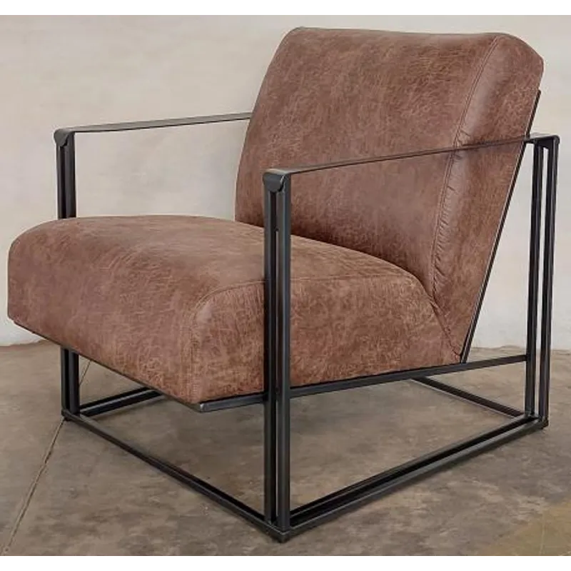 Melinda Metal Framed Accent Chair