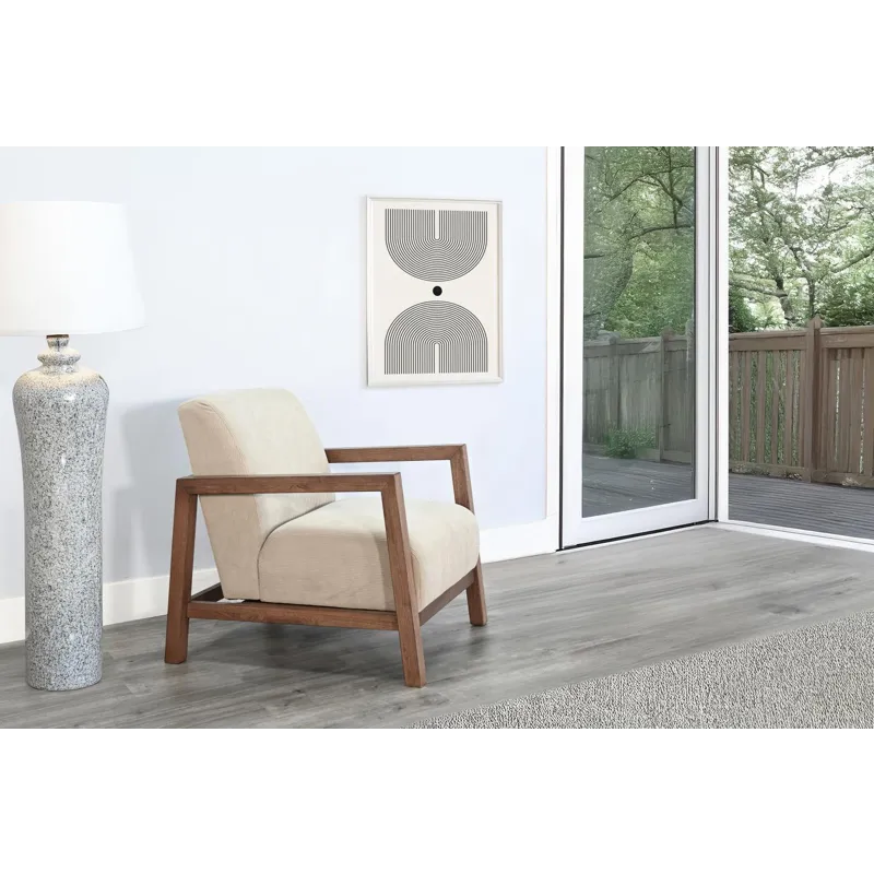 Matt Accent Chair, Cushion Seat