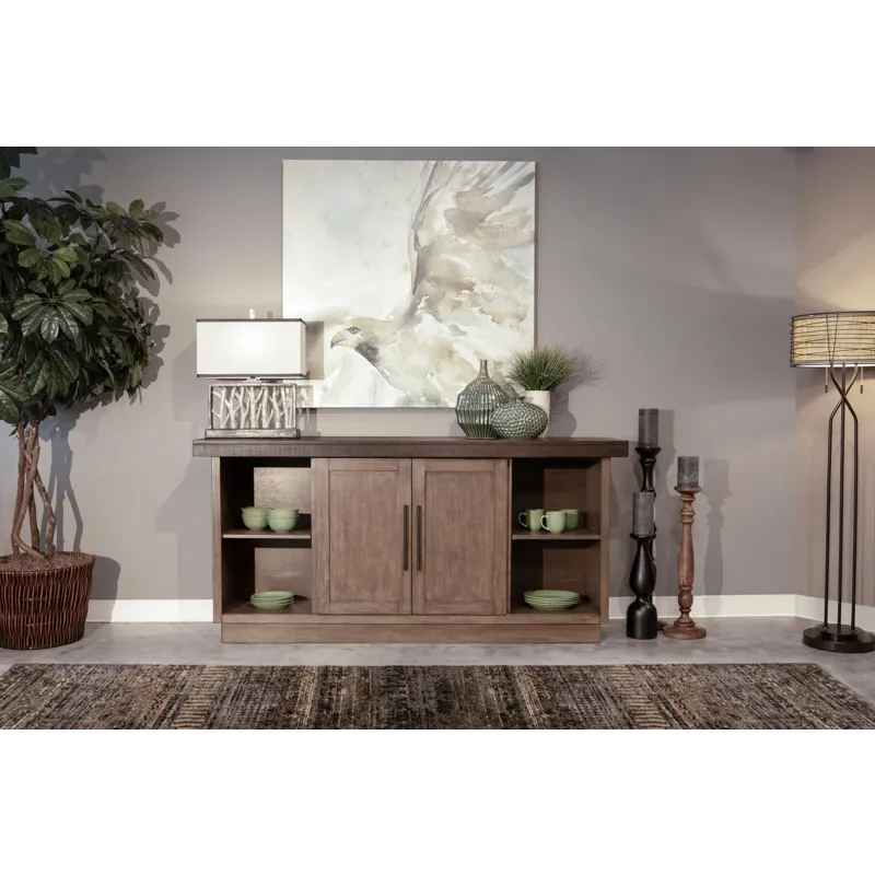 Boise Media Console w/ 33" Fireplace Option