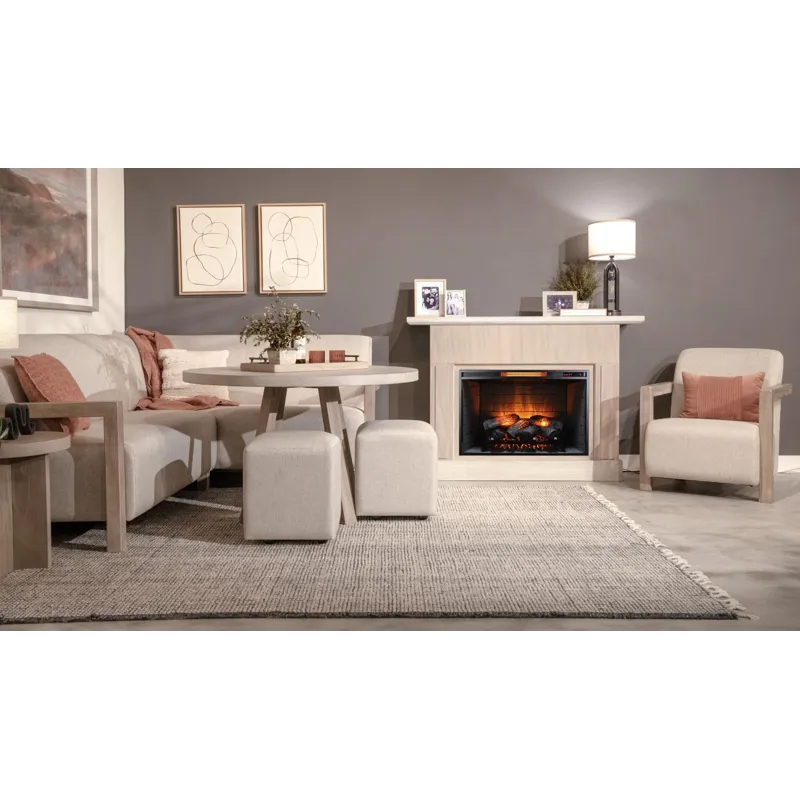 Gibson Breakfast Nook Bench Set, Cushion Seat